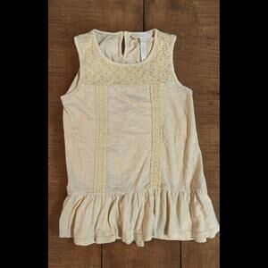 Matilda Jane size 6 Camp MJC Bright Spot Yellow Tank Tunic B3